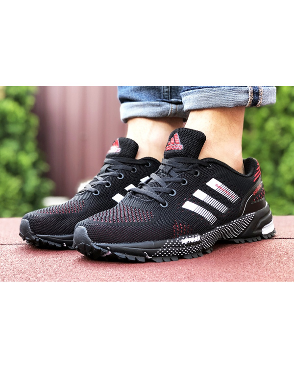 Чоловічі кросівки Adidas Marathon TR чорні з червоним