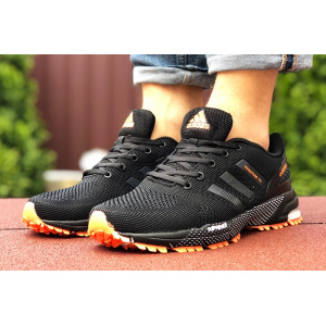 Чоловічі кросівки Adidas Marathon TR чорні з помаранчевим