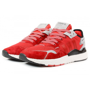 Мужские кроссовки Adidas Nite Jogger BOOST красные