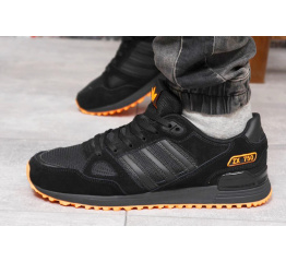 Купить Мужские кроссовки Adidas Originals ZX 750 черные с оранжевым (black/orange)