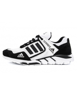 Мужские кроссовки Adidas Terrex белые с черным (white-black)