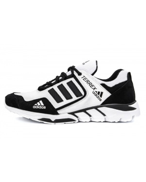 Мужские кроссовки Adidas Terrex белые с черным (white-black)