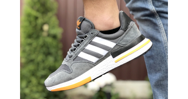Купить мужские кроссовки Adidas Zx 500 RM серые