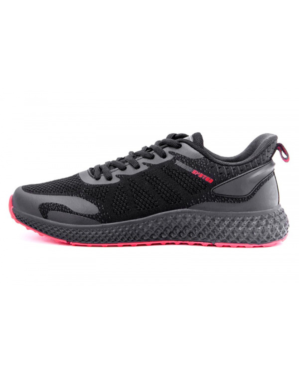 Мужские кроссовки BaaS Trend System черные (black-red)