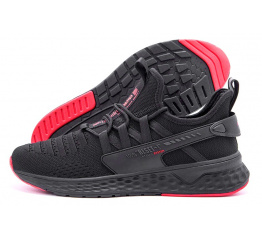 Мужские кроссовки BaaS Trend System черные с красным (black-red)