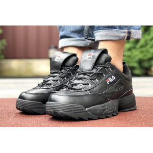Купить Мужские кроссовки Fila Disruptor 2 Premium черные в Украине