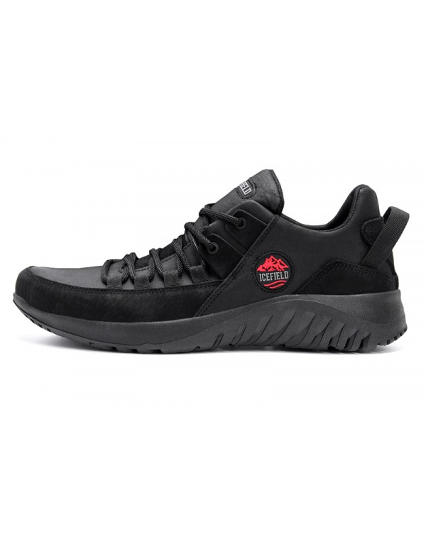 Мужские кроссовки Icefield черные (black)