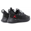 Купить Мужские кроссовки Jordan черные с красным (black-red)