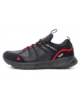 Мужские кроссовки Merrell черные с красным (black-red)