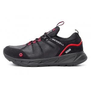 Мужские кроссовки Merrell черные с красным (black-red)