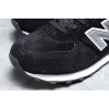Купить Мужские кроссовки на меху New Balance 574 Fur черные с белым