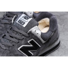 Купить Мужские кроссовки на меху New Balance 574 Fur темно-серые