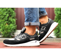 Мужские кроссовки New Balance 1500 черные с серым