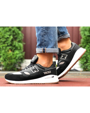 Мужские кроссовки New Balance 1500 черные с серым