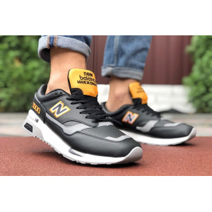 Купить Мужские кроссовки New Balance 1500 черные с желтым в Украине