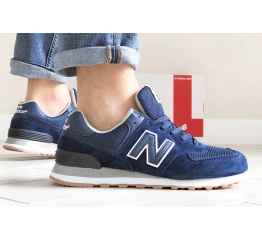 Мужские кроссовки New Balance 574 темно-синие