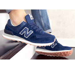Мужские кроссовки New Balance 574 темно-синие