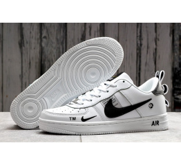 Мужские кроссовки Nike Air Force 1 '07 LV8 Utility белые с черным