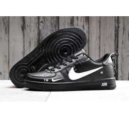 Мужские кроссовки Nike Air Force 1 '07 LV8 Utility черные с белым