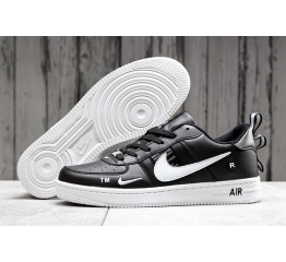 Мужские кроссовки Nike Air Force 1 '07 LV8 Utility черные с белым