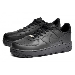Чоловічі кросівки Nike Air Force 1 чорні (black)