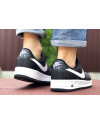 Купить Мужские кроссовки Nike Air Force 1 черные с белым