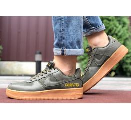 Купить Мужские кроссовки Nike Air Force 1 Gore-Tex зеленые