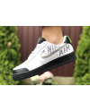Купить Мужские кроссовки Nike Air Force 1 low белые с черным