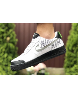 Чоловічі кросівки Nike Air Force 1 low білі з чорним