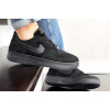 Купить Мужские кроссовки Nike Air Force 1 Low черные (black/suede)