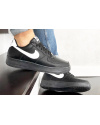 Купить Мужские кроссовки Nike Air Force 1 Low черные с белым (black/white)