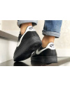 Купить Мужские кроссовки Nike Air Force 1 Low черные с белым (black/white)
