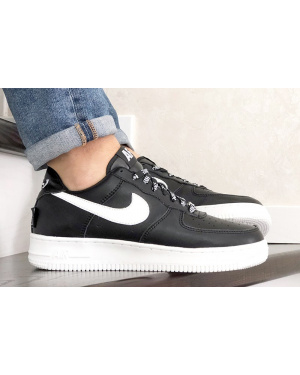 Чоловічі кросівки Nike Air Force 1 Low NBA чорні з білим (black/white)