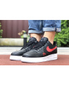 Купить Чоловічі кросівки Nike Air Force 1 Low чорні з червоним