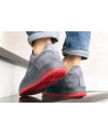 Купить Мужские кроссовки Nike Air Force 1 Low серые с красным (grey/red/suede)