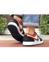 Купить Мужские кроссовки Nike Air Jordan 1 Retro Low белые с фиолетовым
