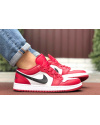 Чоловічі кросівки Nike Air Jordan 1 Retro Low червоні з білим