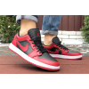 Купить Мужские кроссовки Nike Air Jordan 1 Retro Low красные с черным