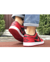 Купить Мужские кроссовки Nike Air Jordan 1 Retro Low красные с черным
