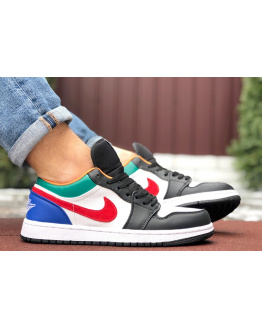 Мужские кроссовки Nike Air Jordan 1 Retro Low многоцветные