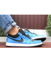 Чоловічі кросівки Nike Air Jordan 1 Retro Low сині з чорним
