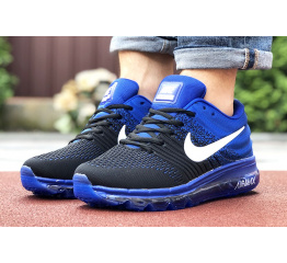 Мужские кроссовки Nike Air Max 2017 синие с черным
