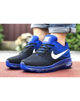 Чоловічі кросівки Nike Air Max 2017 сині з чорним