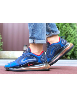 Чоловічі кросівки Nike Air Max 720 сині з червоним