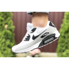 Купить Мужские кроссовки Nike Air Max 90 белые с серым