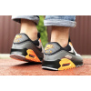Купить Мужские кроссовки Nike Air Max 90 черные с серым и оранжевым