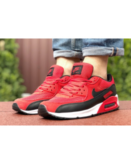 Чоловічі кросівки Nike Air Max 90 червоні з чорним