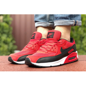Чоловічі кросівки Nike Air Max 90 червоні з чорним