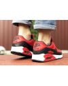 Купить Мужские кроссовки Nike Air Max 90 красные с черным