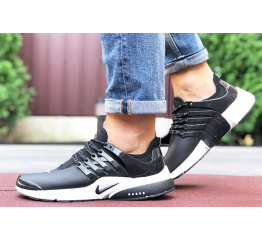Мужские кроссовки Nike Air Presto черные с белым